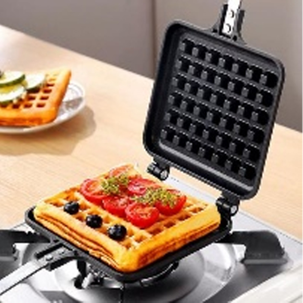 High temperature resistant food grade non-stick pre-coated waffle iron substrate
