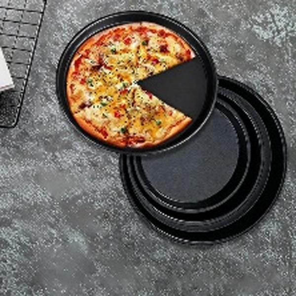 High temperature resistant food grade non-stick pre-coated pizza pan base